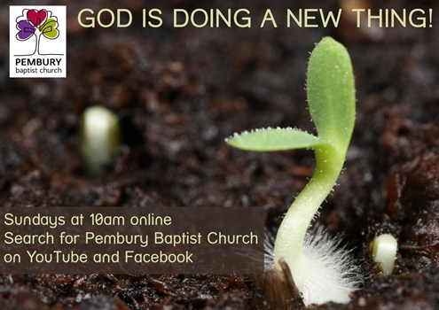 God is doing a new thing